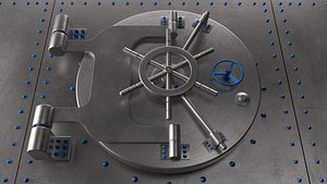 3D Bank Vault model