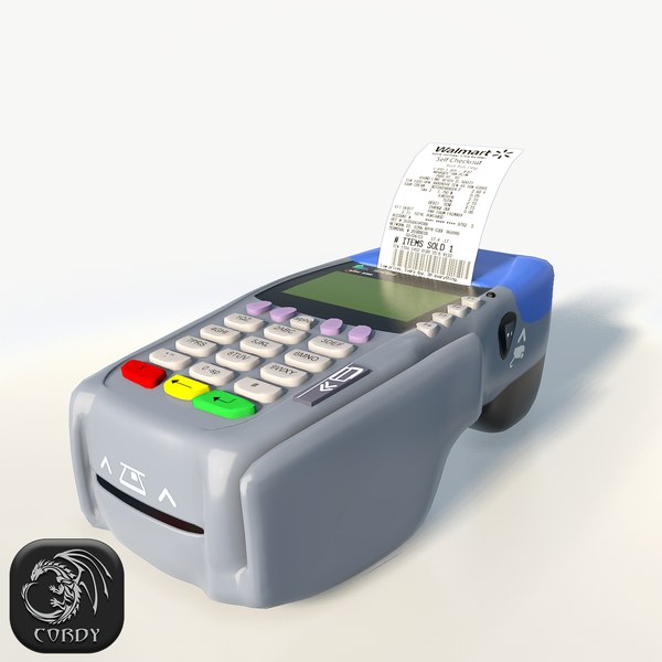 3d card reader terminal