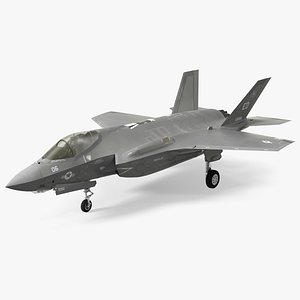 Stealth Multirole Fighter F 35 Lightning II With a Pilot Gesture Ok