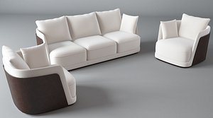 3d model bentley-richmond sofa