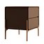 Litfad - Wood Scandinavian Accent Table Nightstand with Legs