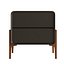 Litfad - Wood Scandinavian Accent Table Nightstand with Legs