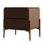 Litfad - Wood Scandinavian Accent Table Nightstand with Legs