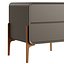 Litfad - Wood Scandinavian Accent Table Nightstand with Legs