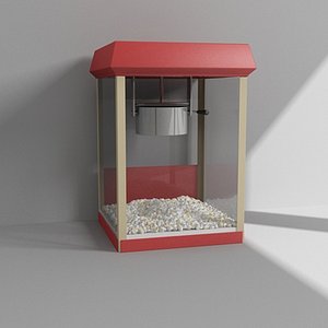 popcorn machine 3d max