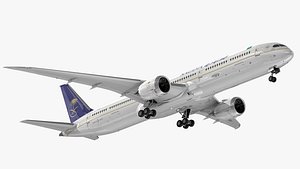 Boeing 787-10 Saudi Arabian Airlines 3D model