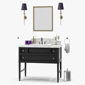 3D model rosbri washbasin composition