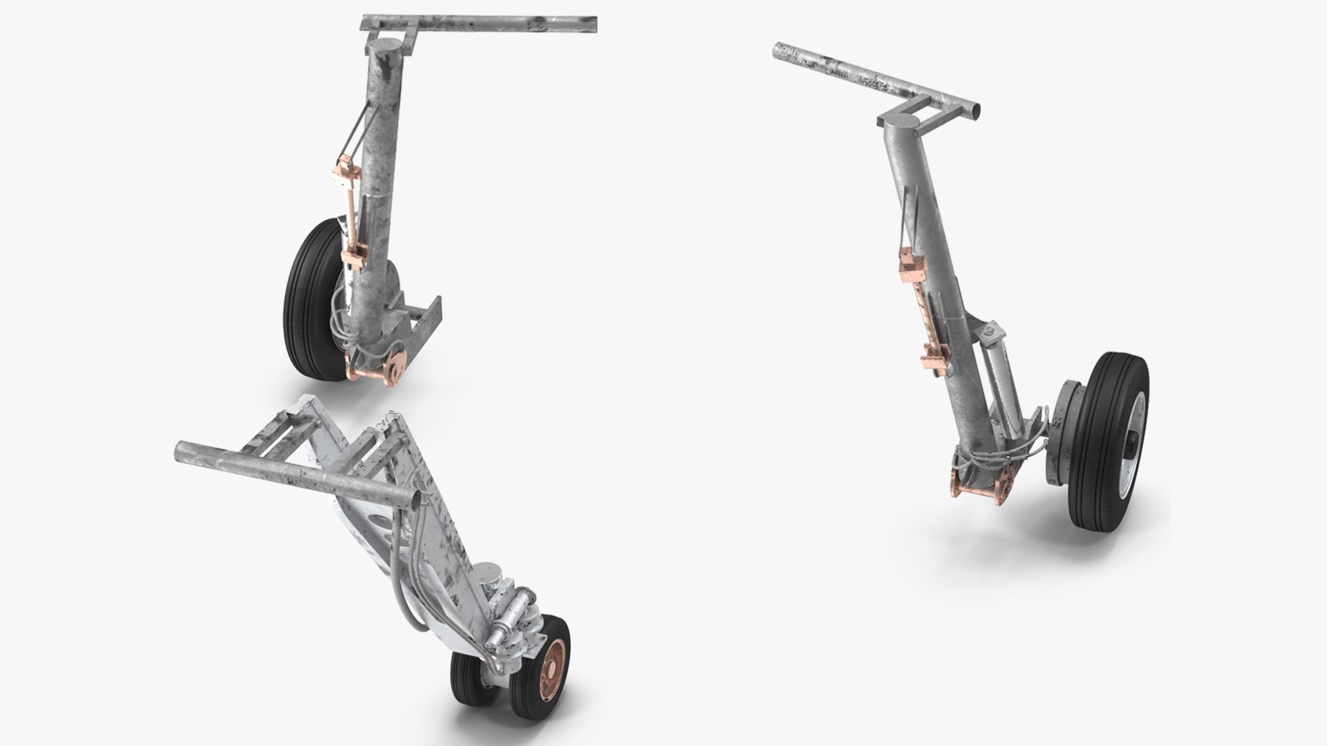 Landing Gear Set 3D model preview