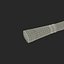 Pincel plano 2 con piel modelo 3D