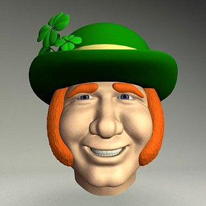 3d model st patrick leprechaun
