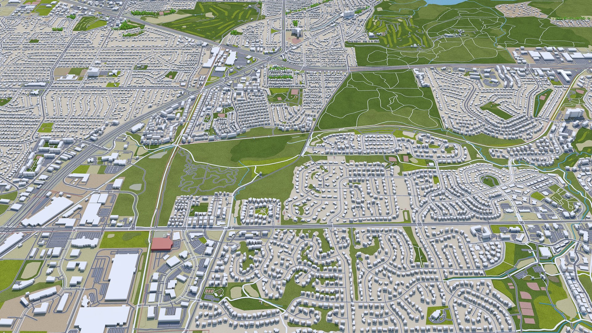 City Area Building Model - TurboSquid 1639717