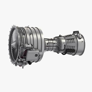 Turbofan CFM-56 Aircraft Engine