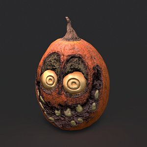Creepy Jack-o-lantern 3D model