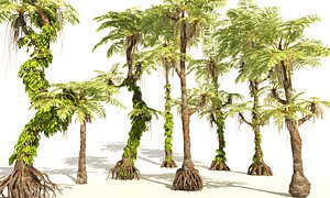 Jurassic Trees Animated Pack