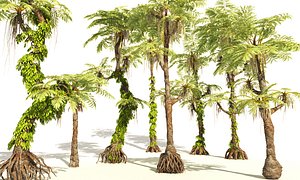 Jurassic Trees Animated Pack