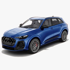 3D Audi Q5 S-line and SQ5 2025 with interior