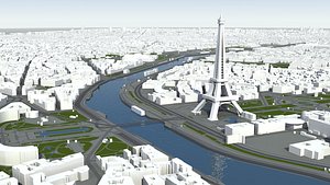 3D Paris France model