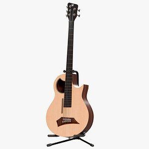 3D Warwick Alien Acoustic Bass PBR