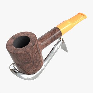 Smoking Pipe Straight Briar Wood 04