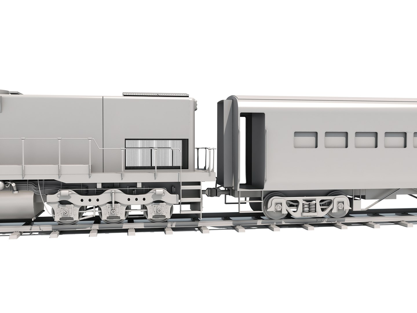 3ds Max Train Wagon