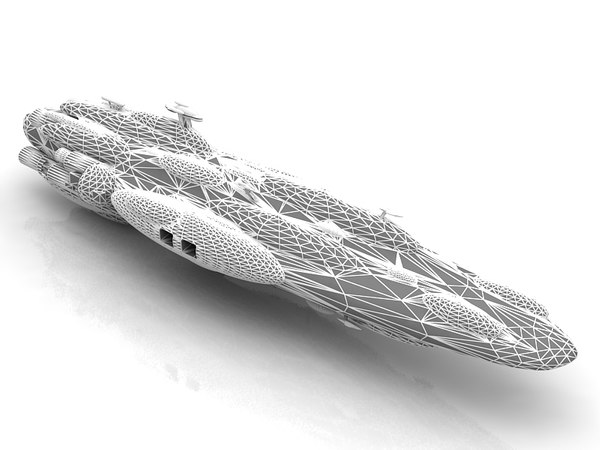 モンカラマリスタークルーザー3Dモデル - TurboSquid 1619599