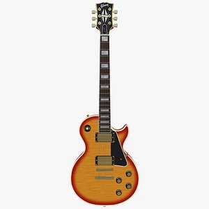 Gibson Les Paul Custom Full Cherry Sunburst Finish