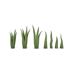 3D grass plant nature