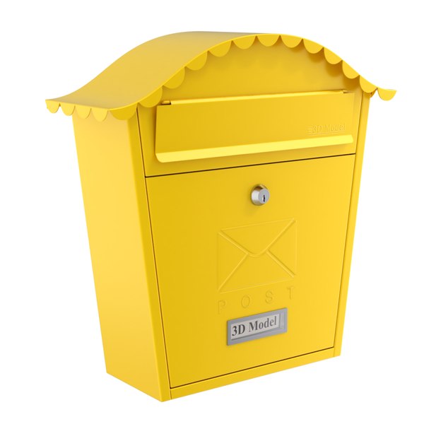 Letter Box Blender Models for Download | TurboSquid