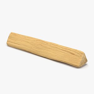 Split Wood Log 2 3D Model