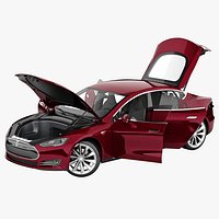 Tesla Model S 2014 Rigged