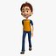 Unique Cartoon Kid - Brian - Rigged