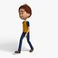 Unique Cartoon Kid - Brian - Rigged