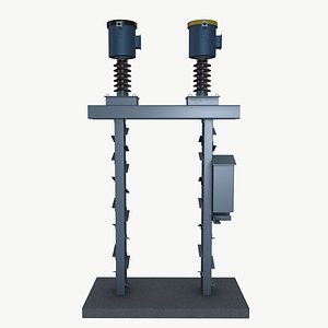 Electric Station Setup 3D model