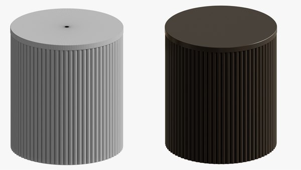 3D Coffee table Rim Black and Beige model - TurboSquid 1997135