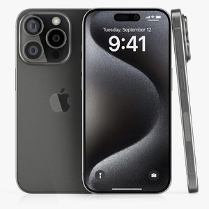 3D iPhone 15 Pro