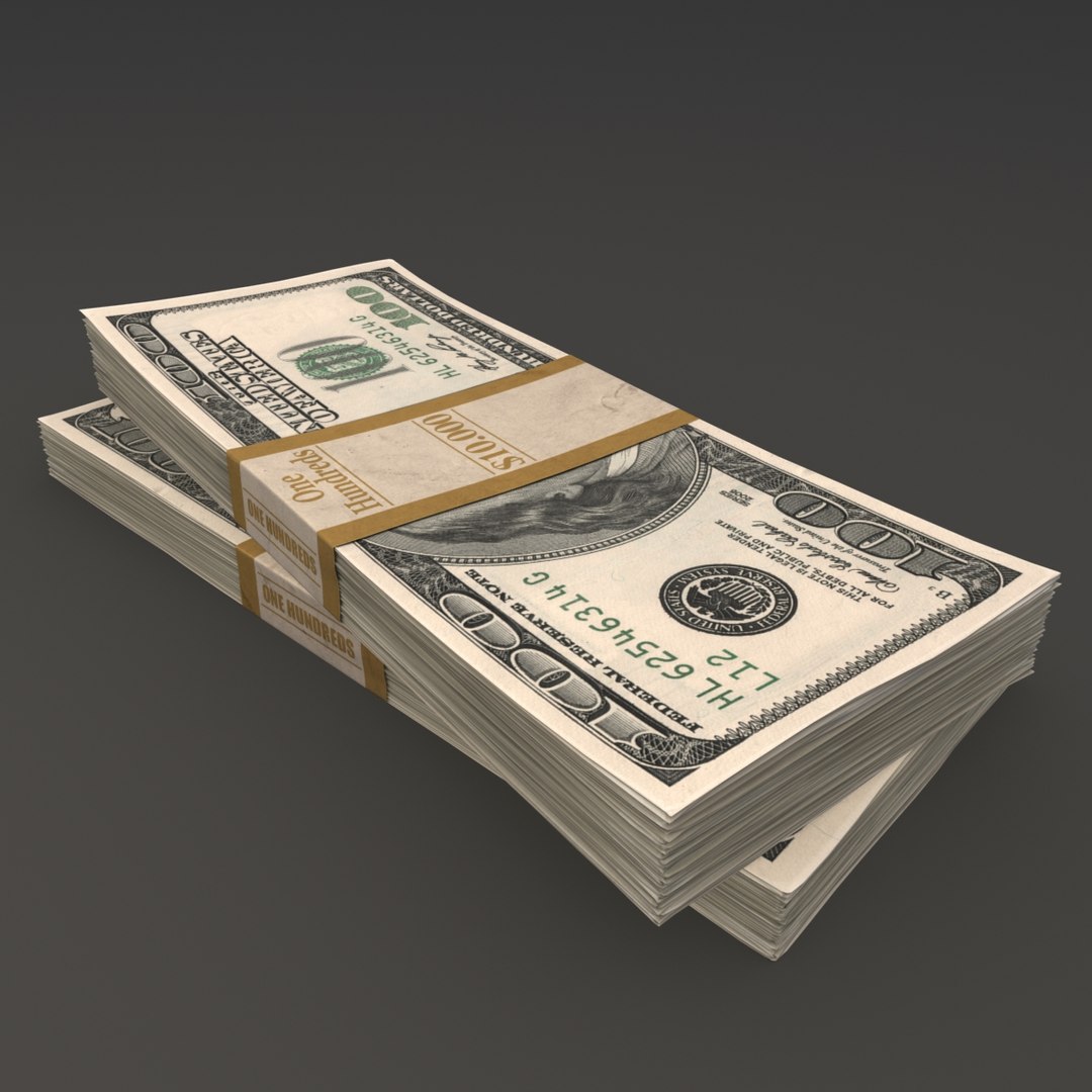 Dollar Stack 3d Max