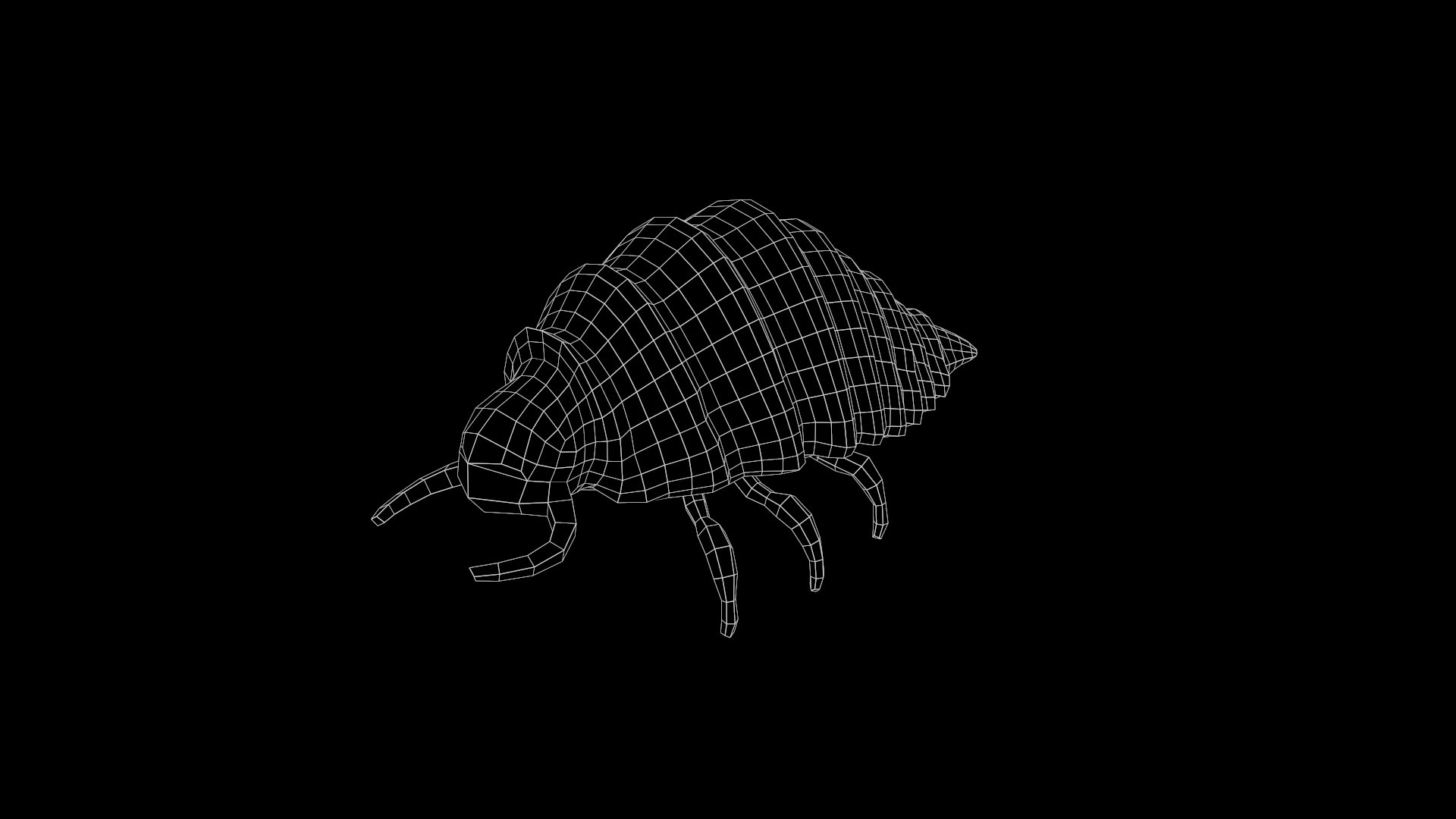 3D Low Poly Flying Alien Organic Creature - TurboSquid 2098663