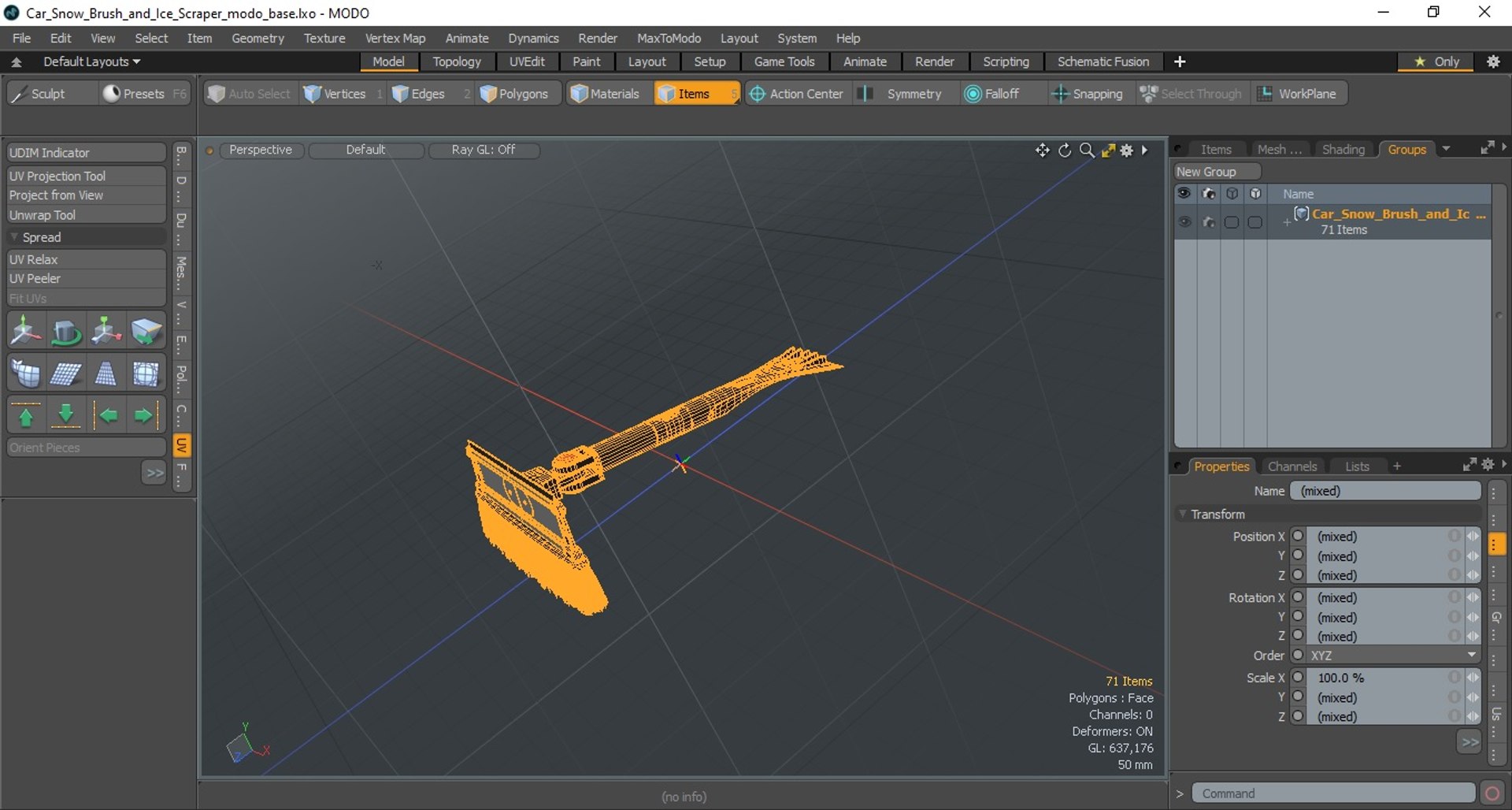 3D model Car Snow Brush and Ice Scraper - TurboSquid 1724210