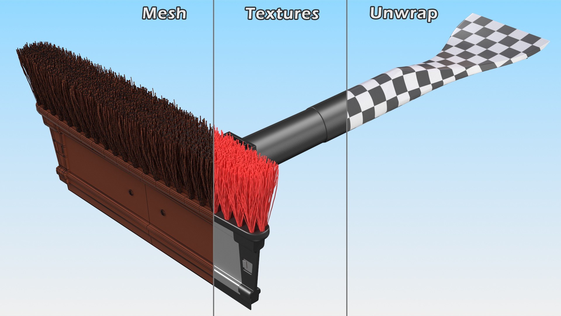 3D model Car Snow Brush and Ice Scraper - TurboSquid 1724210