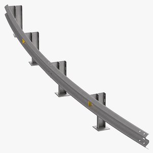 Guardrail W Beam Curved R 20m Single