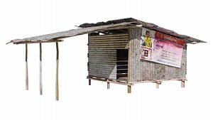 Thai Old Hut model