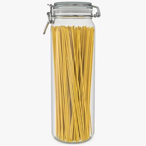 Spaghetti Pasta Jar 3D model