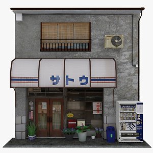 3D old tokyo store