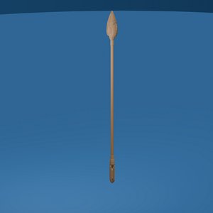 3D Fantasy Magic Staff model