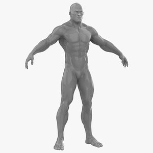 Muscle Man Character