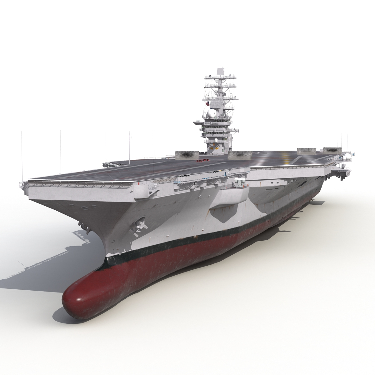 uss ronald reagan cvn 76 3d model