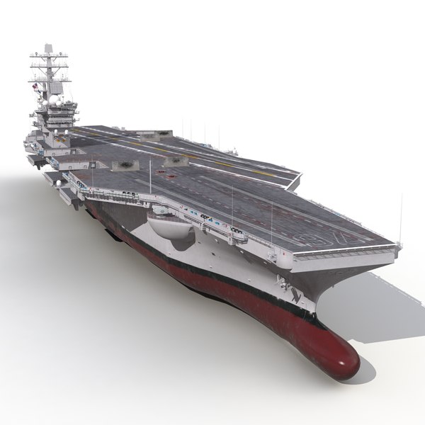 uss ronald reagan cvn 76 3d model