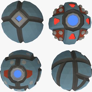 sci-fi balls 3D