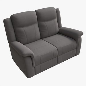 3D Sofa recliner Norman 2-seater