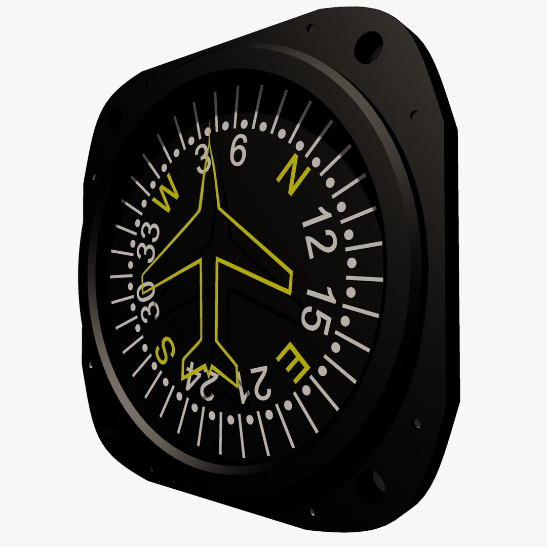 3ds max aircraft compass